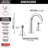 Esato Widespread Bathroom Faucet 3 Hole, 2-handle Bathroom Sink Faucet with Drain Assembly-66143072
