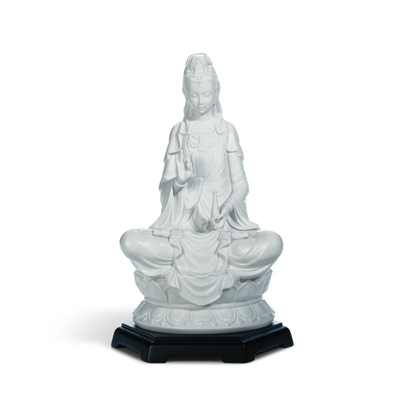 Kwan Yin Figurine, White