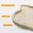 Adolif 11" x 8" Travertine Cloud Shape Stone  Tray-2023524422