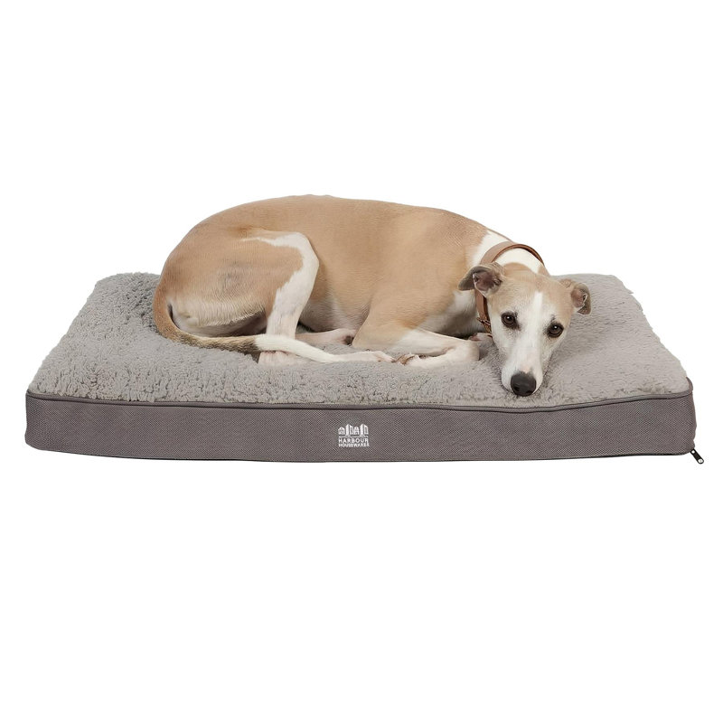 Harbour Housewares - Non-Slip Waterproof Dog Mattress, Medium