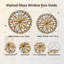 Panneau de vitrail floral Mandala-782053345