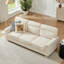 82-Inch Modern 3-Seater Sofa With Compressed Snowfleece Fabric For Living Room, Bedroom, And Office Use.-29299059