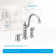 Waterhill Single Handle Kitchen Faucet with Side Spray and Duralock™