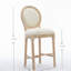 Ensemble de 2 tabourets de bar en bois massif avec tabourets de bar en bois massif