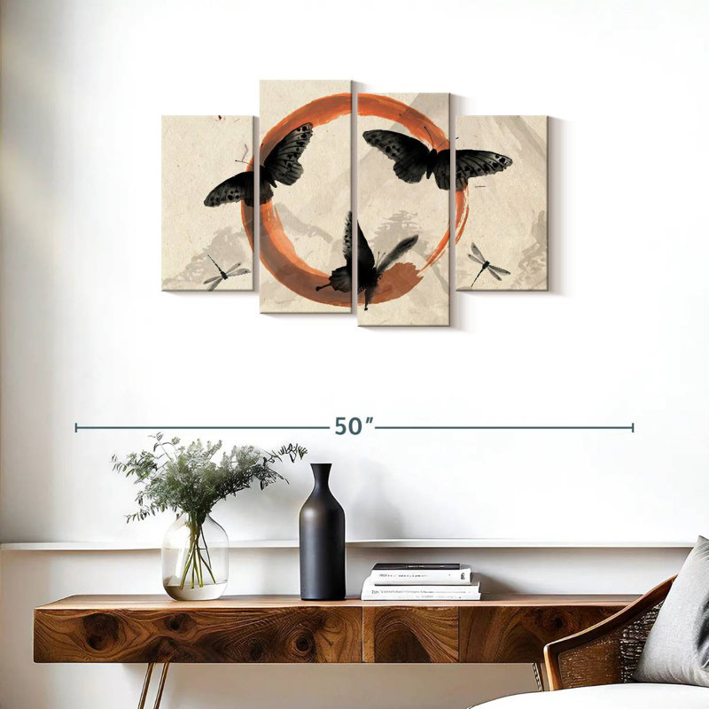 Kerrick Enso Butterflies, 22" H x 36" W