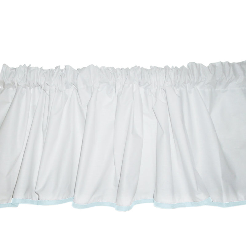 Cantonnière 72 "Vilray Forever Mine, Blanc/bleu