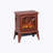 HOMCOM Electric Fireplace Stove, 18" Freestanding Fireplace Heater with Realistic Flame, Overheating Protection, Portable, 750W/1500W-1293831025