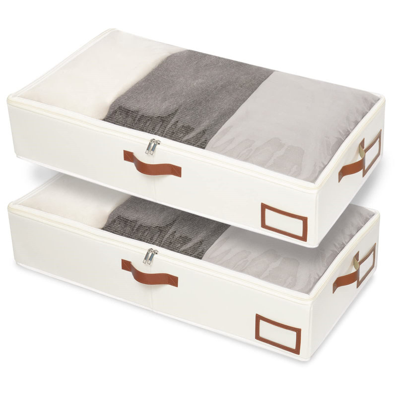 Brayden Studio Plastic，Linen Box, 15cm H x 80cm W x 15cm H