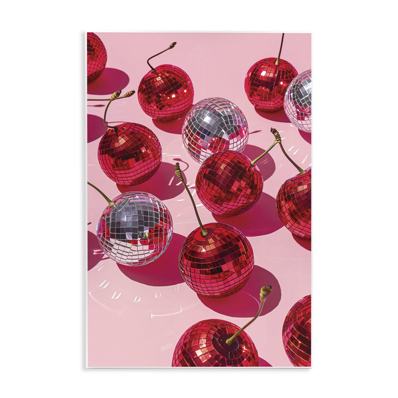 Plaque murale cerisier disco, design par LSR Design Studio, H 15 po x l 10 po