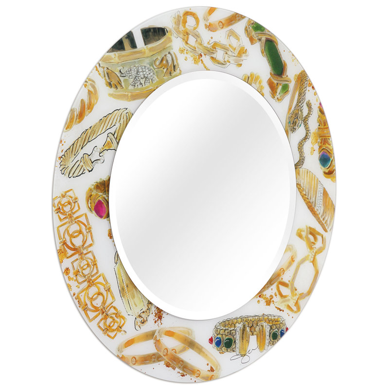 Miroir mural biseauté glam charme Centerview