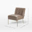 Chaise d'appoint sans accoudoirs en cuir Schaible-1482589101