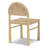 19.75'' H Fabric Upholstered Metal Armchair