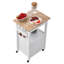 Table de rangement pour chariot avec îlot de cuisine 18X23In