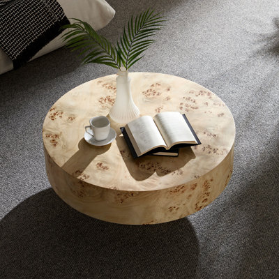 31.49" MDF Round Coffee Table