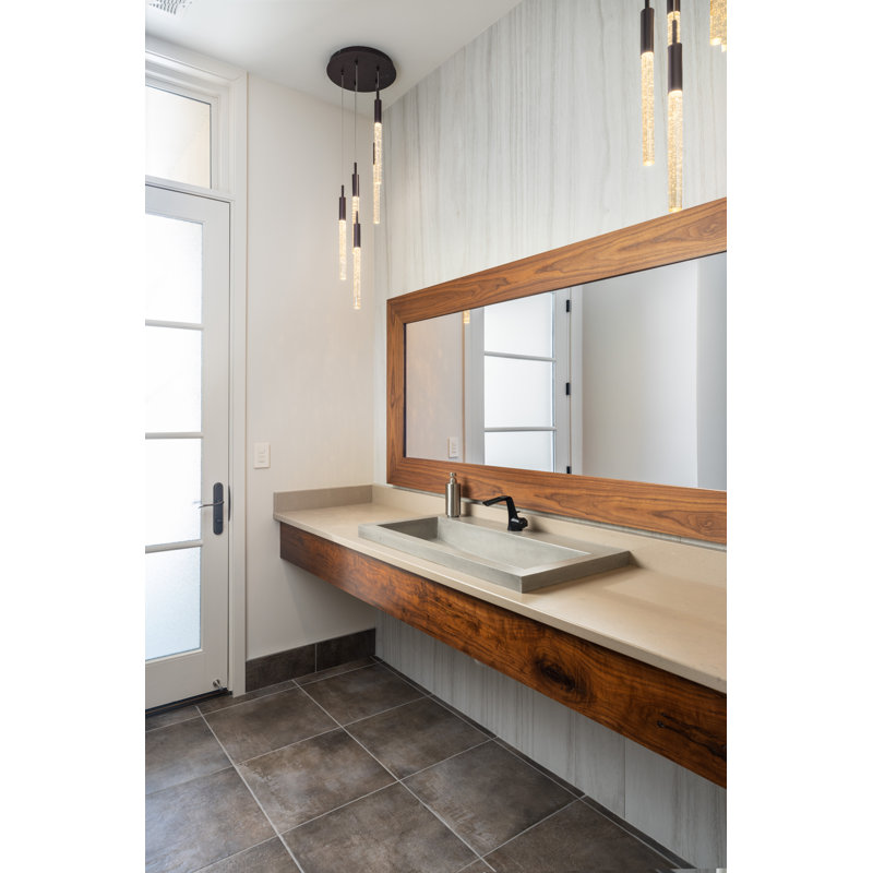 Buie 5 - Light LED Cluster Pendant, White