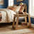 Wood End Table, Small Side Table With 2 Storage Shelves-91507142-89089411
