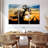 African Sunset Giraffes-107936975