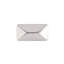 Poignée rectangulaire de la collection Bungalow - bouton d'armoire de 1-1 / 4 po x 11/16 po - nickel poli - quincaillerie transitionnelle et côtière pour tiroirs et armoires-91074057-91074056