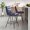 Vangorder Swivel Upholstered Counter Stool with Metal Frame