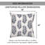 Housse et insert de coussin carré extérieur Candelo-47424025