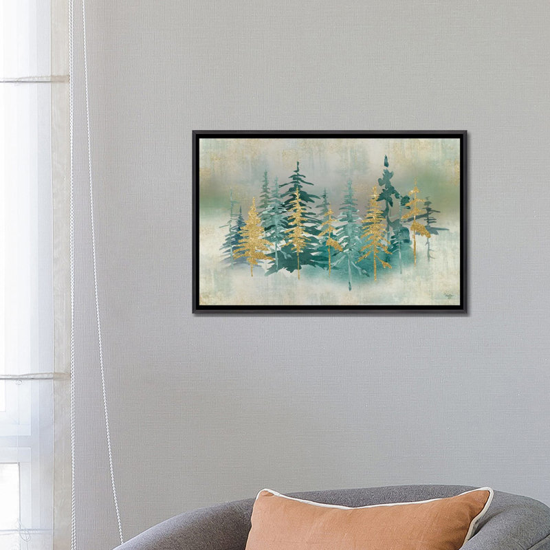 «Shimmering Forest», reproduction d'art sur toile encadrée, H 18 po x l 26 po, Impression encadrée sans passe-partout