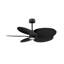 Alessandra Tropical - Five Blade Ceiling Fan - Integrated LED -Matte Black Finish -Light Blue Blades-968184992-968185000