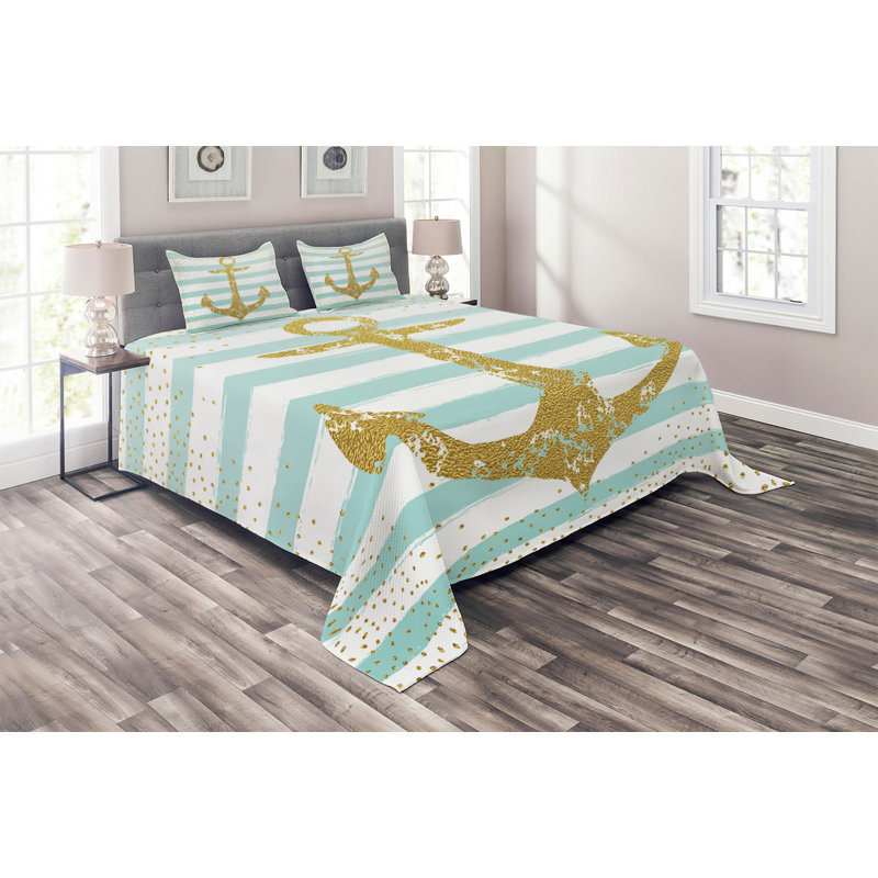 Coastal Striped Coverlet