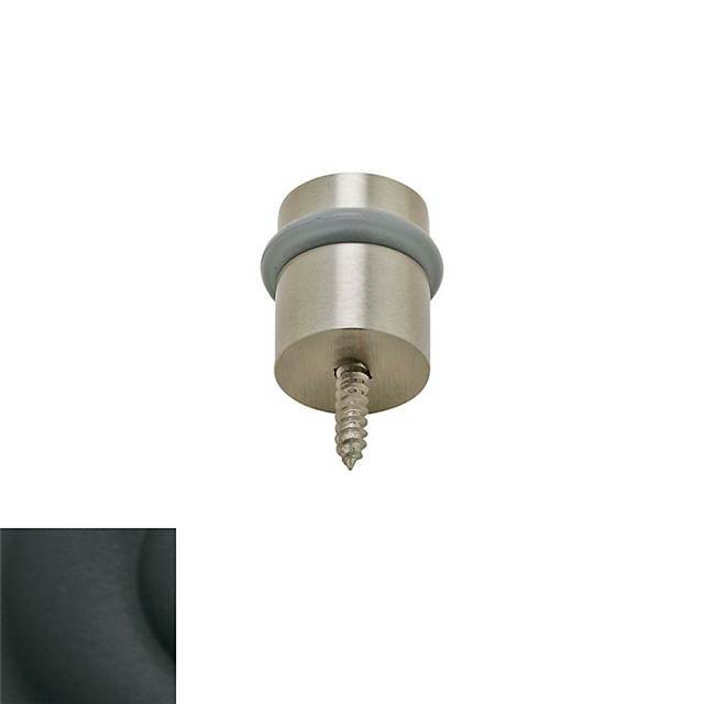 Brass Floor Mount Stop, Satin Black
