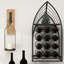 Armoire à vin en forme de voilier, présentoir 2 pièces, armoire à vin autoportante avec rangement pour bouteilles, bar à spiritueux et à vin, cuisine, salle à manger