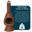 Oval Steel Wood Burning Smokeless Chimnea-869036151