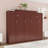 Wooden Murphy Bed with Shelves and Wardrobes-354532385-354532390