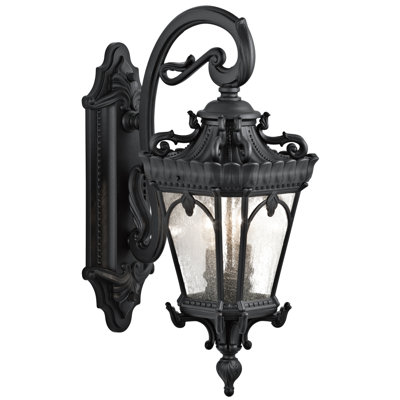 Tournai 2-Light Outdoor Wall Lantern -  KICHLER, 9357BKT
