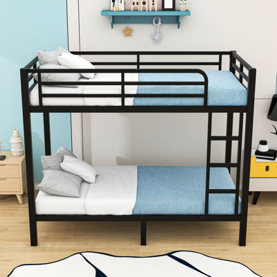 Metal Standard Bunk Bed With Ladder