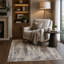 High-Quality Hand-Knotted Beige And Grey Area Rug