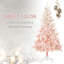 Arbre de Noël artificiel épinette non éclairé 7 pi avec branches réalistes et 1000 pointes
