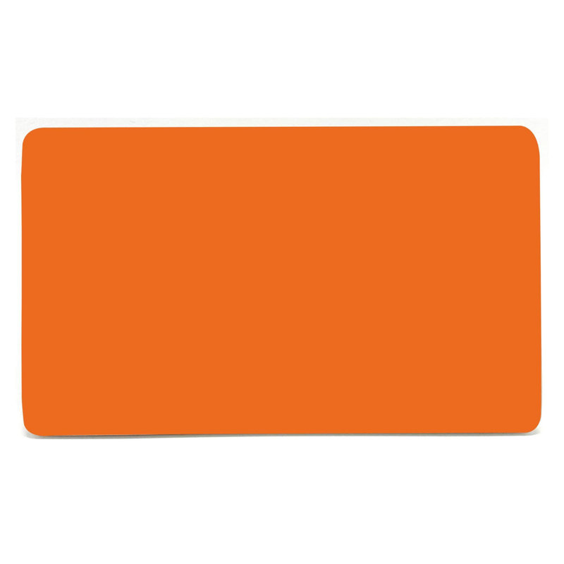 Trendi Switch Double Blanking Plate, Orange
