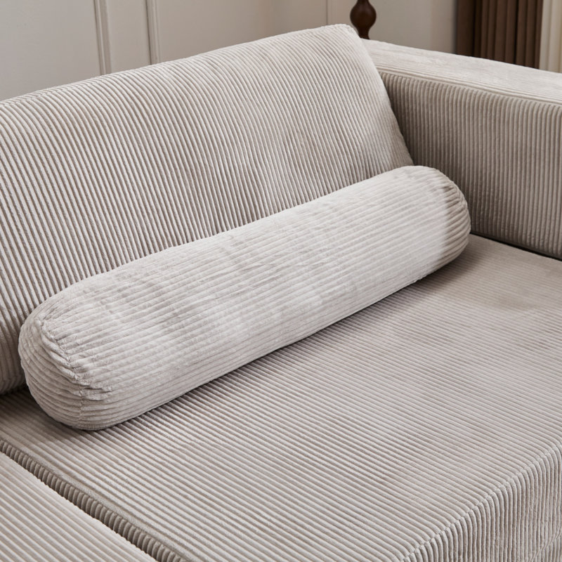 Canapé modulaire pliable Castle, canapé convertible créatif avec siège central pour la chambre à coucher du salon, LIGHT-GREY