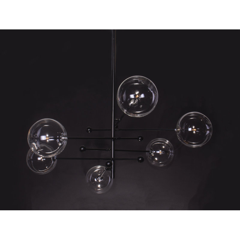 Lustree linéaire 6 lumières spoutnik modern Northampton