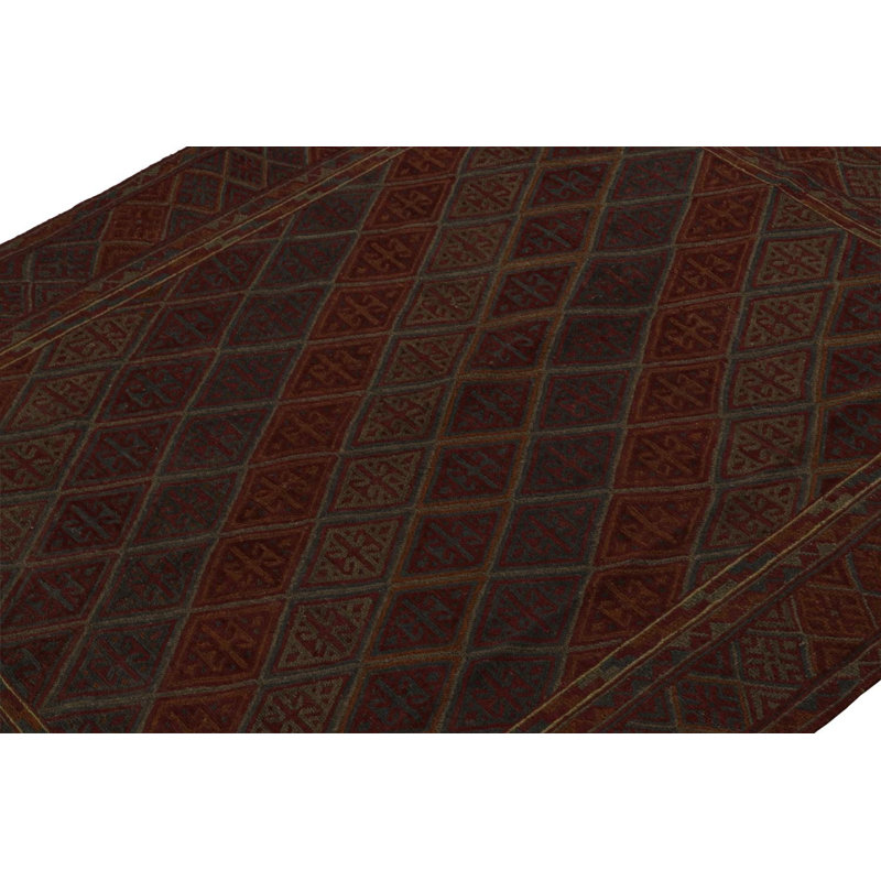 One-of-a-Kind Rectangle 6’9”x8’11” Wool Area Rug
