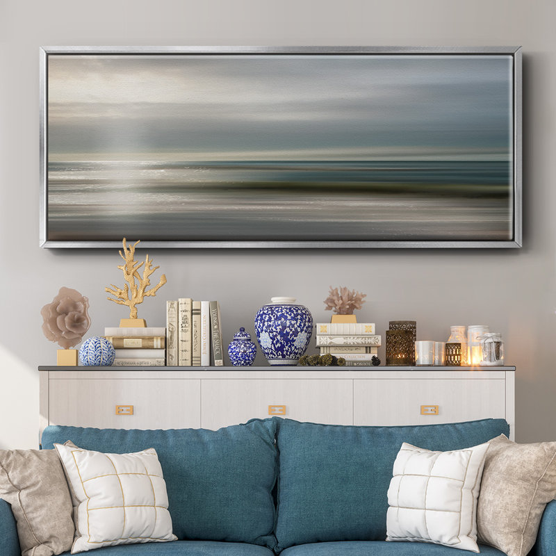 Setting Sun- Framed Canvas