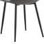 Petite table ronde de 31,9 pouces en forme de sablier, jumelée à 4 chaises-230492644