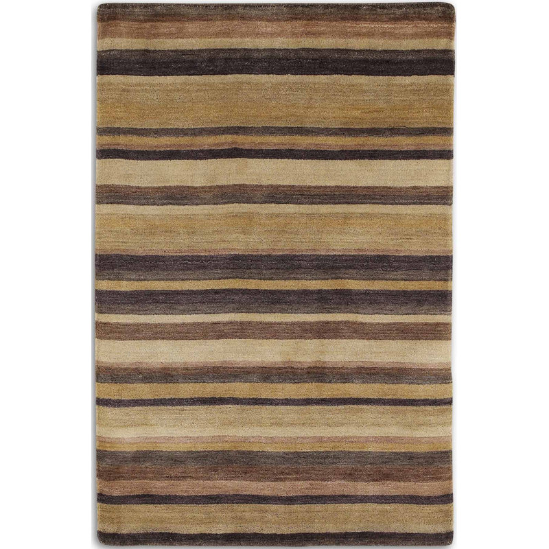 Regatta Striped Wool Area Rug, Rectangle 120 x 180cm