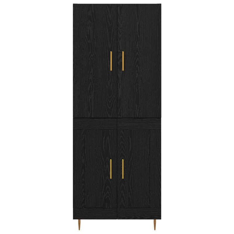 69.5cm Sideboard, Black Oak