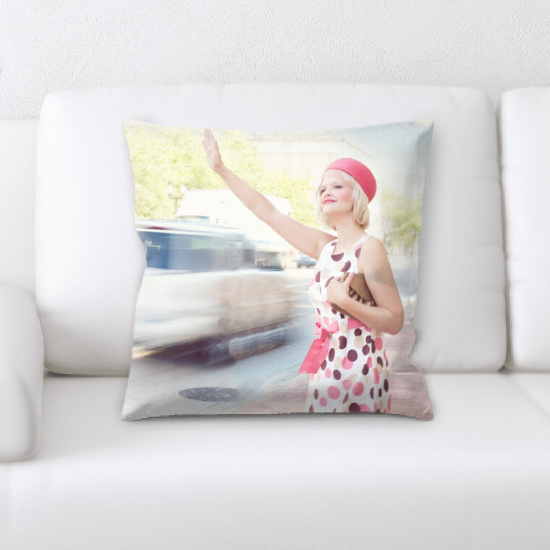 Coussin décoratif belle femme