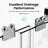 48"W Semi-Frameless Double Sliding Shower Door, Bypass Shower Door, 1/4" (6Mm) Thick Sgcc Tempered Glass Door-120179005