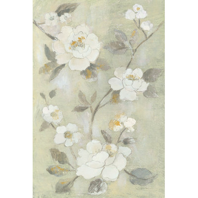 Fleurs de printemps romantiques I - blanc