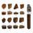 Triangle Top with Square Handle Wood Beer Tap Handle Header Keg Handle Faucet Pub Draft Marker