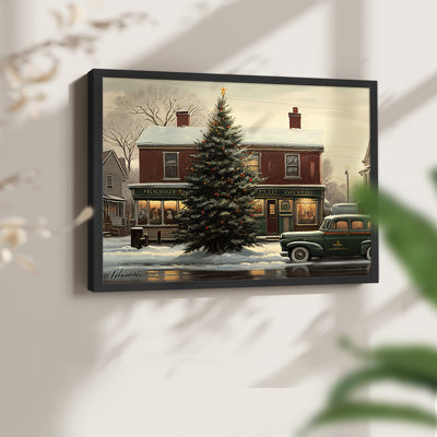 Chirstmas Art-CCCLXXXIV -Framed Print - Restickable
