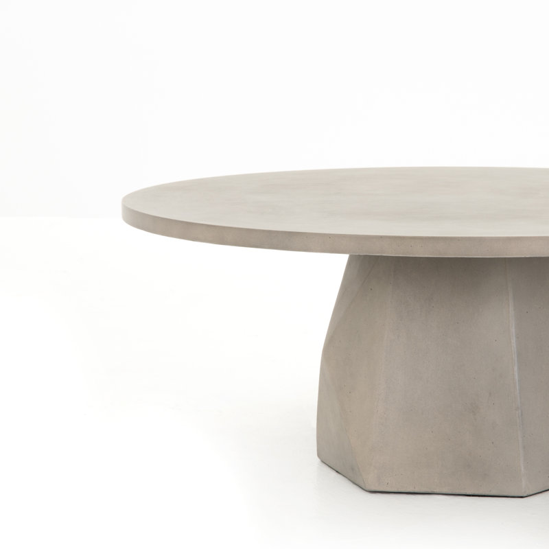 Bowman Concrete Coffee Table, Gray