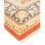 Tapis orange / bleu marine / ivoire noué à la main de conception unique 11 pi 10 po x 15 pi 4 po Hayner